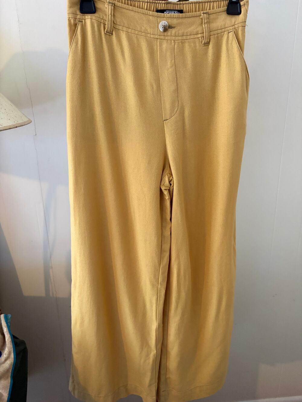 Cornflower Yellow Rewash Wide leg Pants Sz Small